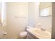 Small bathroom with a toilet and sink at 4427 Gandy Cir, Tampa, FL 33616