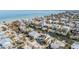 Stunning aerial view of canal front home in tropical paradise at 519 Loquat Dr, Anna Maria, FL 34216