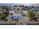 Two story home with pool and dock, waterfront property at 519 Loquat Dr, Anna Maria, FL 34216