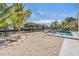 Beach area with hammocks and waterfront views at 519 Loquat Dr, Anna Maria, FL 34216