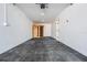 Finished garage with epoxy flooring and home sauna at 519 Loquat Dr, Anna Maria, FL 34216