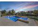 Luxury pool and spa overlooking a canal at 519 Loquat Dr, Anna Maria, FL 34216