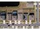 Aerial view showing house location and community pool at 5462 Logan Cave Ave, Wimauma, FL 33598