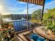 Screened balcony overlooking a lake and community at 6188 80Th N St # 402, St Petersburg, FL 33709