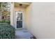 Townhome's front entrance with a security door at 6333 Osprey Lake Cir, Riverview, FL 33578