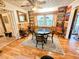 Bright dining room with built-in wooden cabinetry at 11046 54Th N Ave, St Petersburg, FL 33708