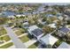 Aerial view of a house and neighborhood, showcasing the property's location and surroundings at 1866 Michigan Ne Ave, St Petersburg, FL 33703
