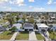 Aerial view of the house and surrounding neighborhood, showing its proximity to the coast at 1866 Michigan Ne Ave, St Petersburg, FL 33703