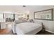 Living room with sleeper sofa and view of kitchen at 1866 Michigan Ne Ave, St Petersburg, FL 33703