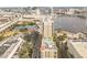 Aerial view of a luxury high-rise building with city skyline and waterfront views at 275 Bayshore Blvd # 408, Tampa, FL 33606