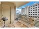 Spacious balcony with seating and a grill at 275 Bayshore Blvd # 408, Tampa, FL 33606
