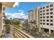 Balcony view overlooking the city and river at 275 Bayshore Blvd # 408, Tampa, FL 33606
