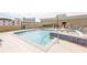 Community rooftop pool with surrounding lounge chairs at 275 Bayshore Blvd # 408, Tampa, FL 33606