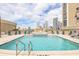 Inviting rooftop pool with city views and lounge chairs at 275 Bayshore Blvd # 408, Tampa, FL 33606
