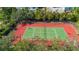 Community tennis court with green surface at 2773 Via Cipriani # 1321B, Clearwater, FL 33764