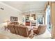 Spacious living room with a fireplace and lots of natural light at 2867 Grey Oaks Blvd, Tarpon Springs, FL 34688