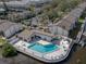 An inviting community pool, perfect for relaxation and recreation at 314 Moorings Cove Dr, Tarpon Springs, FL 34689