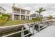 Two-story waterfront home with private dock and lush landscaping at 4207 Des Prez Ct, Hernando Beach, FL 34607