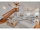 Spacious living room with hardwood floors and open floor plan at 4207 Des Prez Ct, Hernando Beach, FL 34607