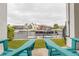 Waterfront patio with comfortable seating and canal views at 4207 Des Prez Ct, Hernando Beach, FL 34607