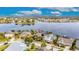 Aerial view of house located on the waterfront at 5253 Brighton Shore Dr, Apollo Beach, FL 33572