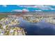 Aerial view showing home location and water access at 5253 Brighton Shore Dr, Apollo Beach, FL 33572