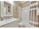 Bathroom with tub, shower, and white vanity at 5253 Brighton Shore Dr, Apollo Beach, FL 33572