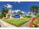 MiraBay community entrance with lush landscaping at 5253 Brighton Shore Dr, Apollo Beach, FL 33572