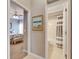 Hallway with access to bedroom and bathroom at 5253 Brighton Shore Dr, Apollo Beach, FL 33572