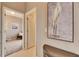 Hallway with view into bedroom and access to other rooms at 5253 Brighton Shore Dr, Apollo Beach, FL 33572