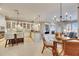 Open concept kitchen with island and breakfast nook at 5253 Brighton Shore Dr, Apollo Beach, FL 33572