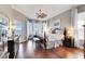 Main bedroom with water views and a king-size bed at 5253 Brighton Shore Dr, Apollo Beach, FL 33572