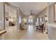 Bright sitting area with water views and access to a patio at 5253 Brighton Shore Dr, Apollo Beach, FL 33572
