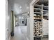 Large walk-in closet with shoe storage and shelving at 725 Capri Blvd, Treasure Island, FL 33706