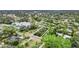 Aerial view of residential lot, showcasing its size and location within a neighborhood at 751 Pinellas Point S Dr, St Petersburg, FL 33705