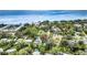 Aerial view showing home's location near the water at 751 Pinellas Point S Dr, St Petersburg, FL 33705