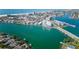 Aerial view of waterfront community and bridge at 10355 Paradise Blvd # 207, Treasure Island, FL 33706