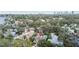 Aerial view showing home's location and neighborhood context at 136 26Th Ne Ave, St Petersburg, FL 33704