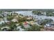 Property location shown from above in a residential neighborhood at 136 26Th Ne Ave, St Petersburg, FL 33704
