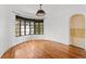 Bright dining room featuring hardwood floors and bay window at 136 26Th Ne Ave, St Petersburg, FL 33704