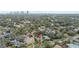 Aerial view of the house and surrounding neighborhood at 136 26Th Ne Ave, St Petersburg, FL 33704