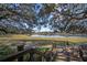 Scenic view of a tranquil lake, surrounded by lush greenery and mature trees at 13607 Circa Crossing Dr, Lithia, FL 33547