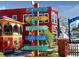 Vibrant downtown area with shops and a trolley at 1840 Douglas Ave, Dunedin, FL 34698