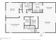 Floor plan showing a two-bedroom, two-bathroom layout at 1960 Union St # 42, Clearwater, FL 33763