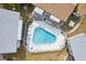 Communal swimming pool with surrounding patio at 1960 Union St # 42, Clearwater, FL 33763