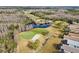 Aerial view of golf course and community at 21042 Diamonte Dr, Land O Lakes, FL 34637