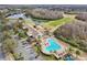 Community clubhouse with pool and parking at 21042 Diamonte Dr, Land O Lakes, FL 34637