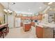 Open concept kitchen with island and ample counter space at 21042 Diamonte Dr, Land O Lakes, FL 34637
