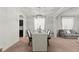 Bright dining room with white brick accent wall at 2307 Dakota Rock Dr, Ruskin, FL 33570