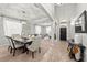 Formal dining room with a chandelier and seating for six at 2307 Dakota Rock Dr, Ruskin, FL 33570
